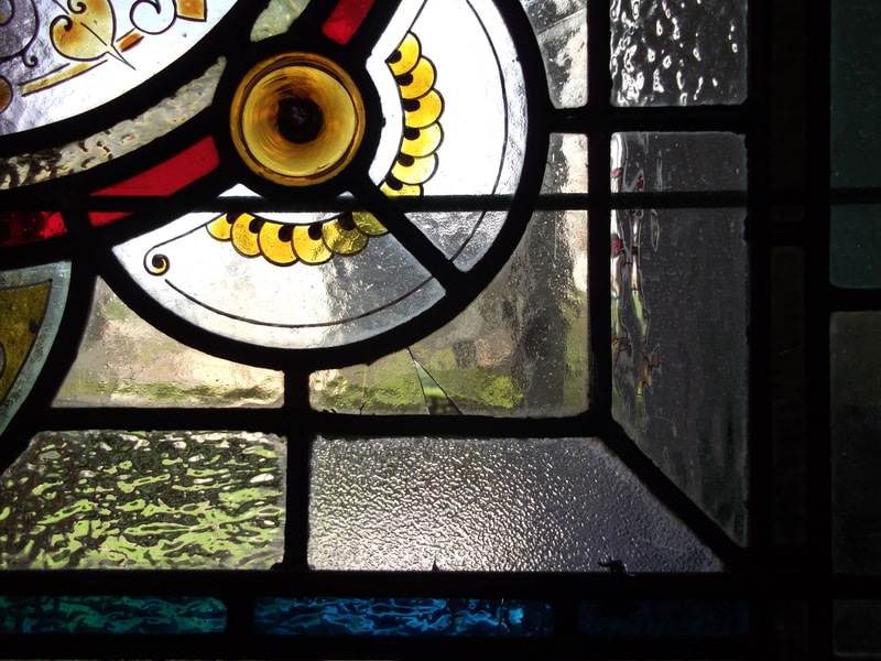 Insitu Stained Glass Repairs by Peirs Hampton in Bristol